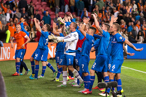 Исландия в первый раз вышла в заключительную часть чемпионата Европы
