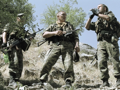 Окруженные в ущелье