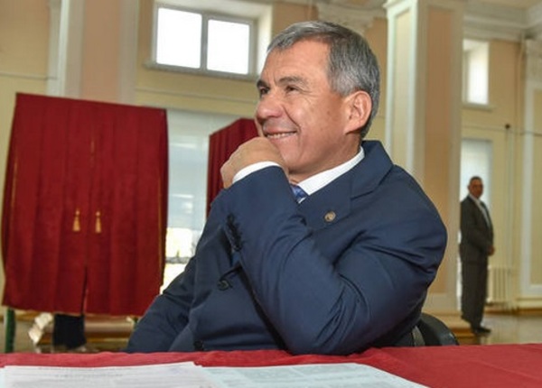 По предварительным данным Рустам Минниханов набрал более 97% голосов избирателей