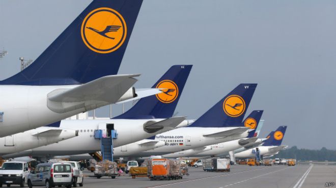 Lufthansa отменила две трети рейсов из-за забастовки пилотов Lufthansa отменила две трети рейсов из-за забастовки пилотов