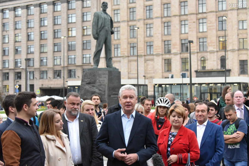 Сергей Собянин: Триумфальная площадь вновь стала пешеходным пространством